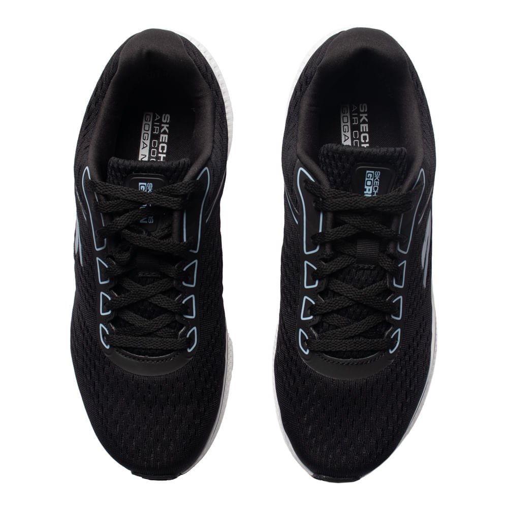 Tênis Feminino Skechers Go Run Consistent 2.0 Preto/Branco Preto/Branco 4