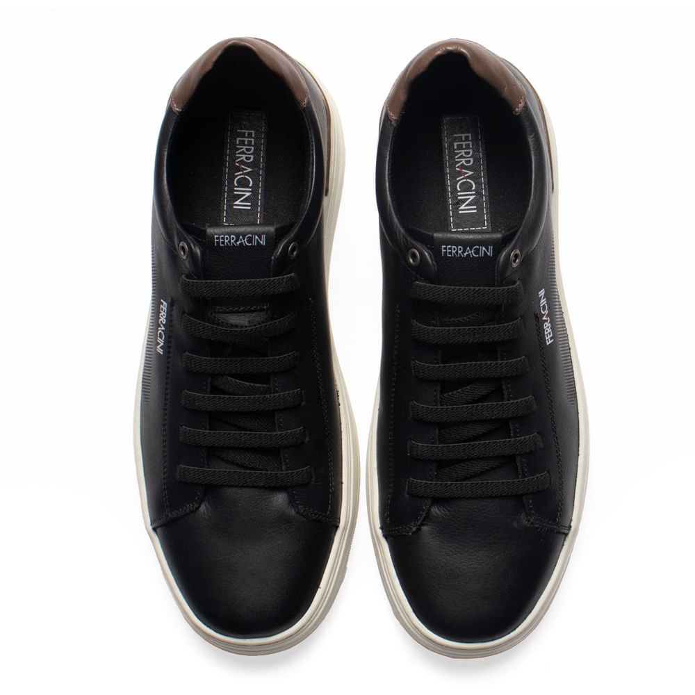 Sapatênis Masculino Ferracini Esportivo Preto Preto 4