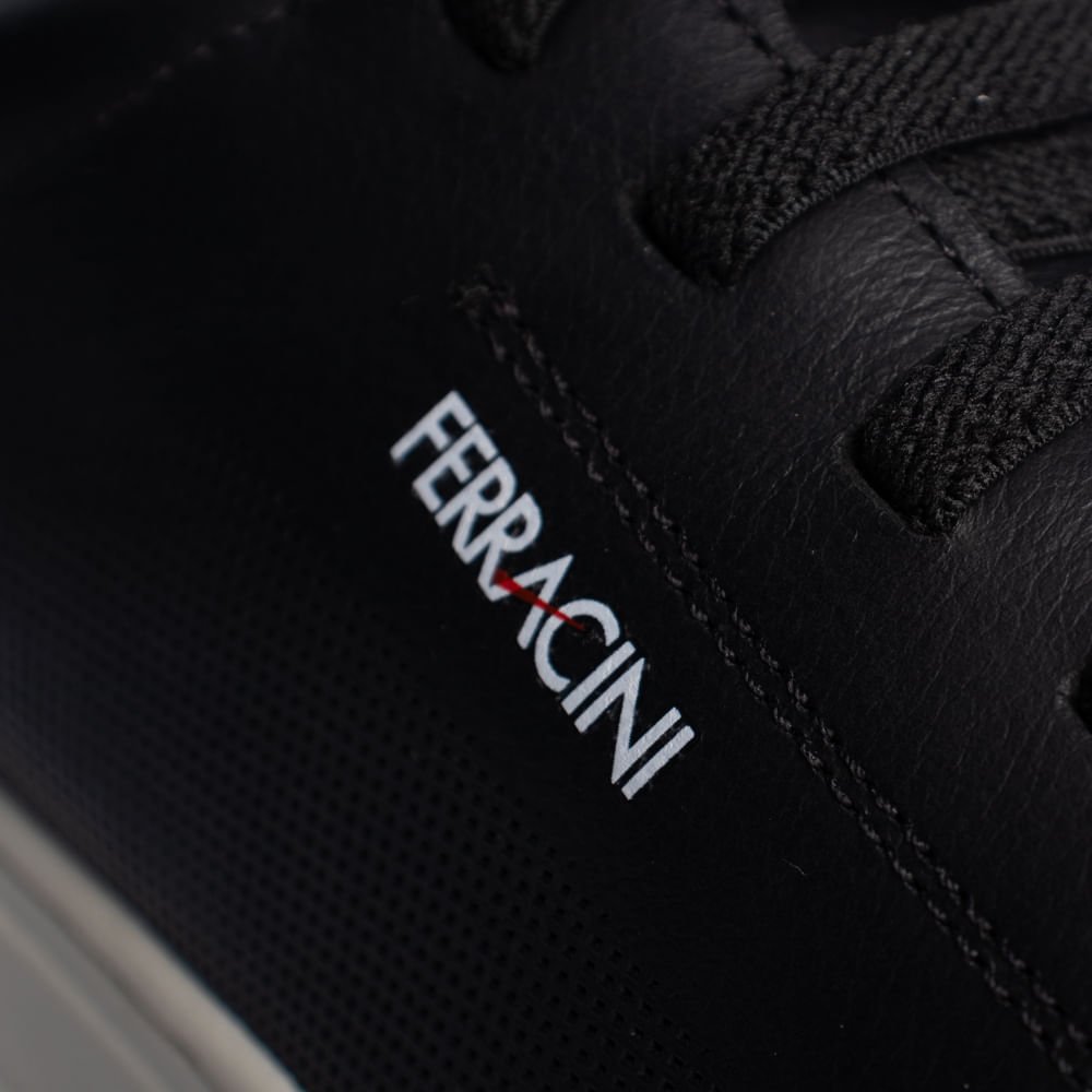 Sapatênis Masculino Ferracini Esportivo Preto Preto 5