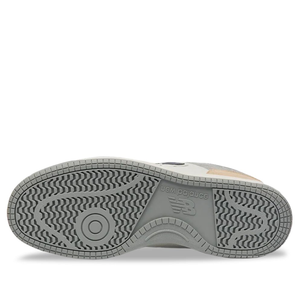 Tênis Masculino New Balance 480L Camurça Cinza/Marrom Claro Cinza 2