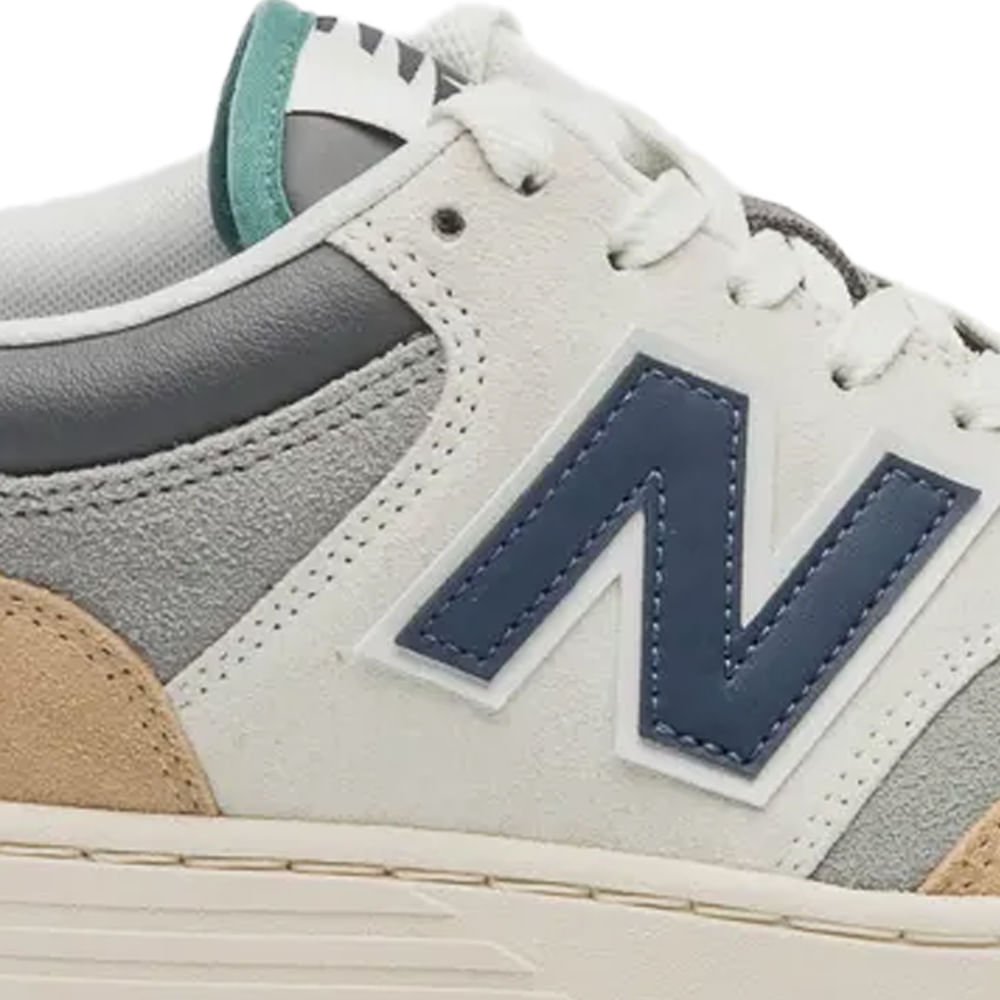 Tênis Masculino New Balance 480L Camurça Cinza/Marrom Claro Cinza 5