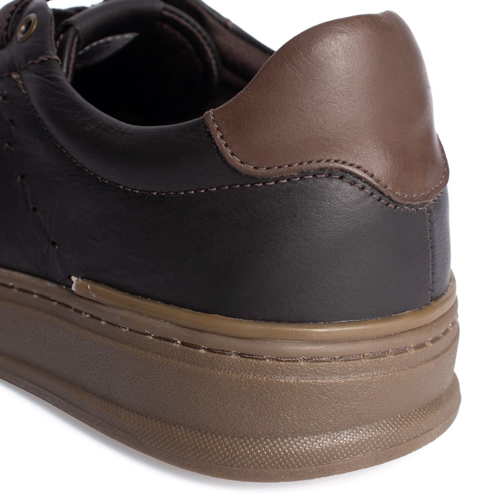 Sapatênis Masculino Ferracini Marrom Escuro Marrom Escuro 6