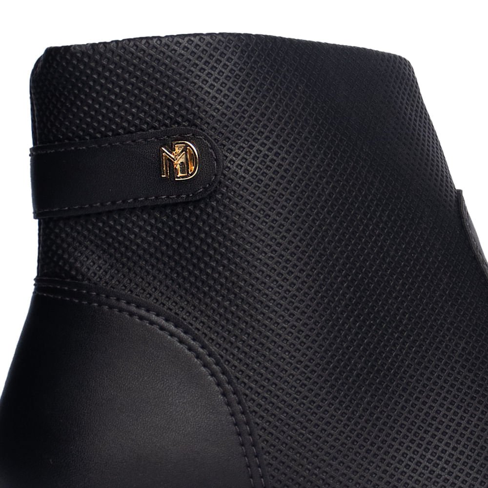 Bota Feminina Modare Cano Curto Preto Preto 5