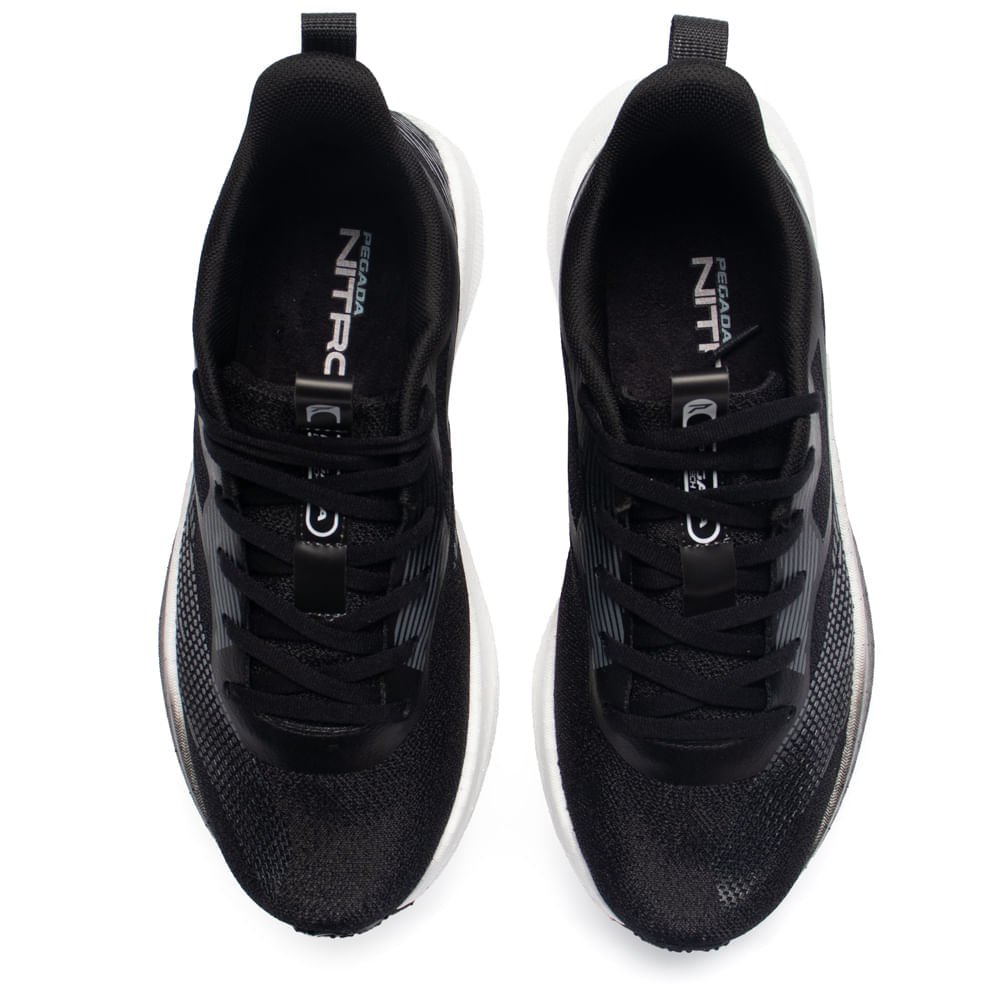 Tênis Feminino Pegada Esportivo Preto Preto 4