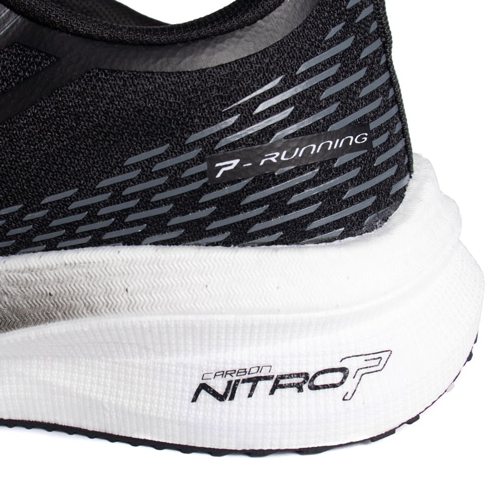 Tênis Feminino Pegada Esportivo Preto Preto 5