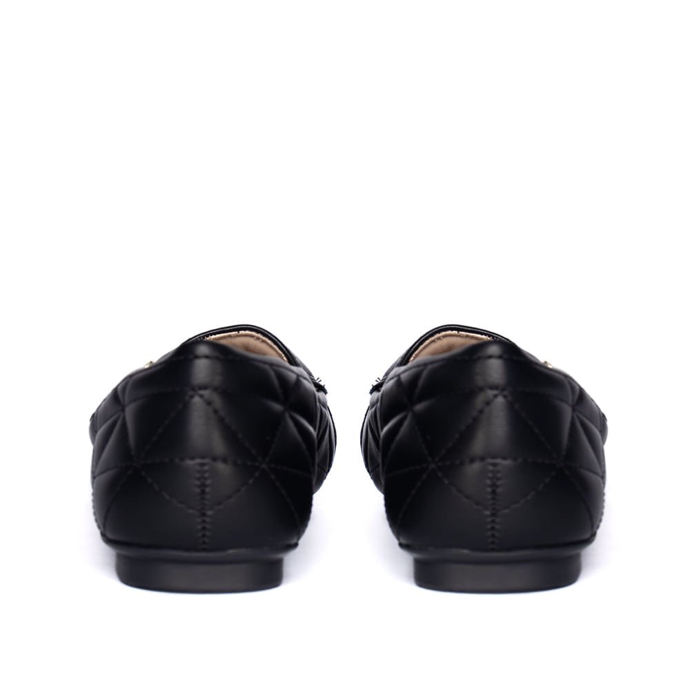 Sapatilha Feminina Comfortflex Matelassê Preto Preto 3