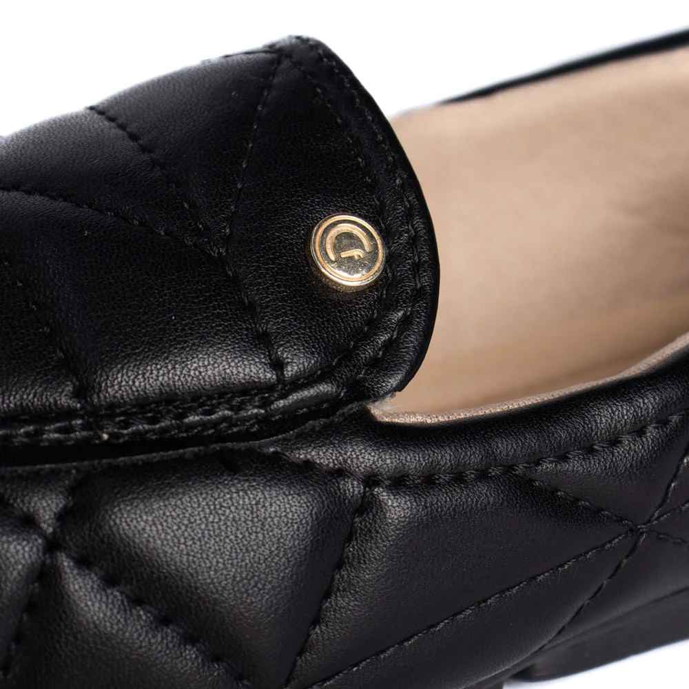 Sapatilha Feminina Comfortflex Matelassê Preto Preto 5