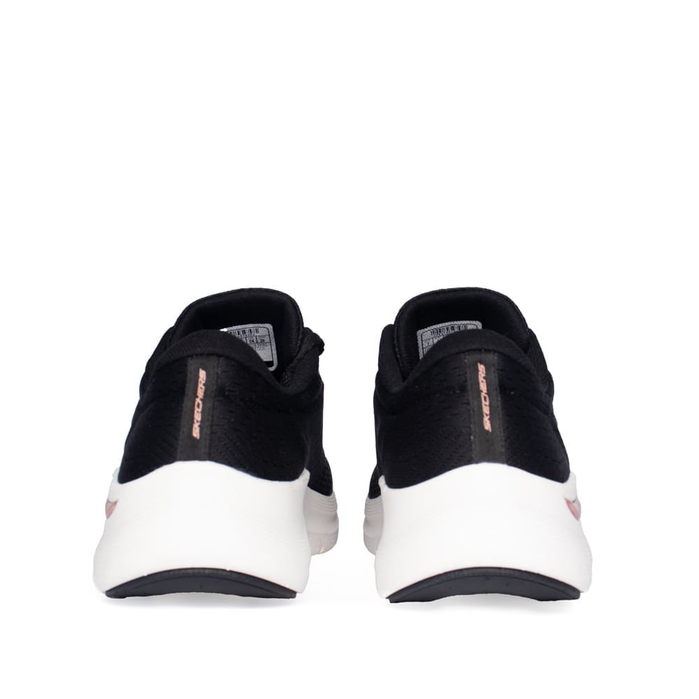 Tênis Feminino Skechers Arch Fit 2.0 Preto/Rose Preto/Rosa 3