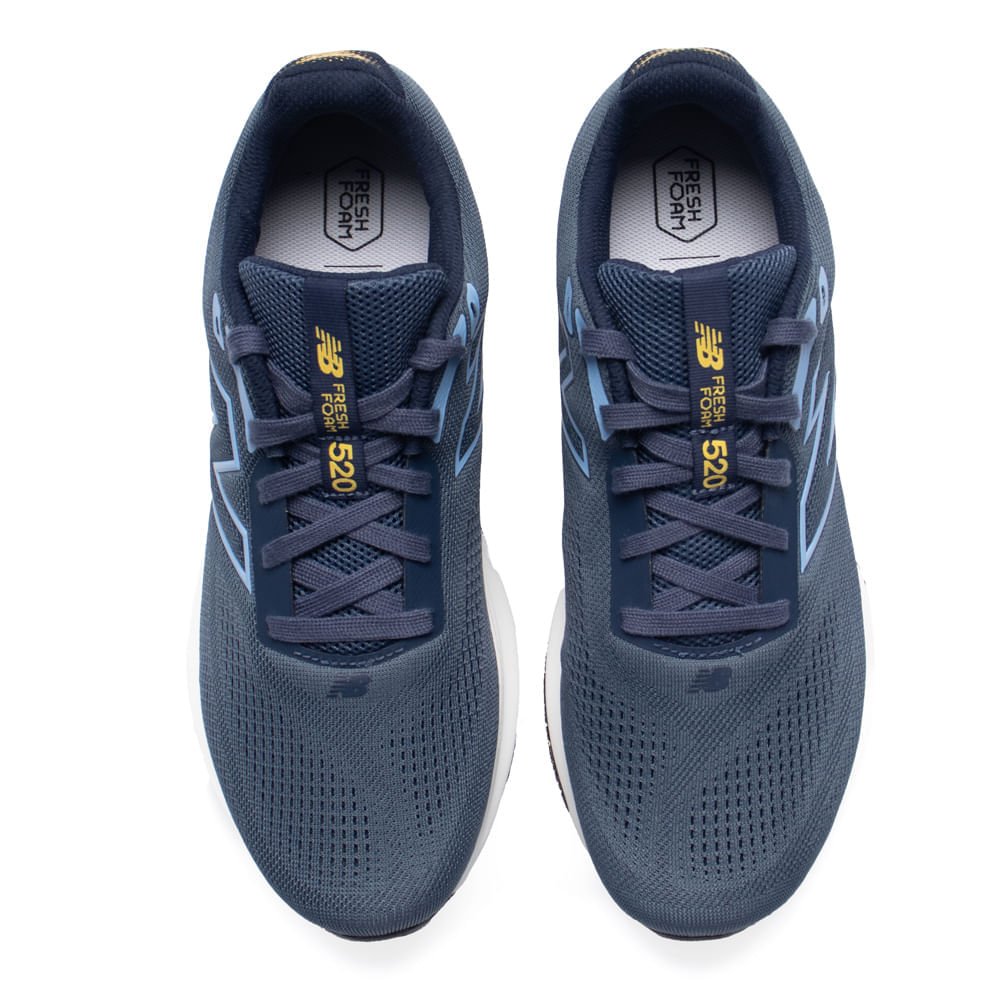Tênis Masculino New Balance Fresh Foam 520V9 Azul Azul 4