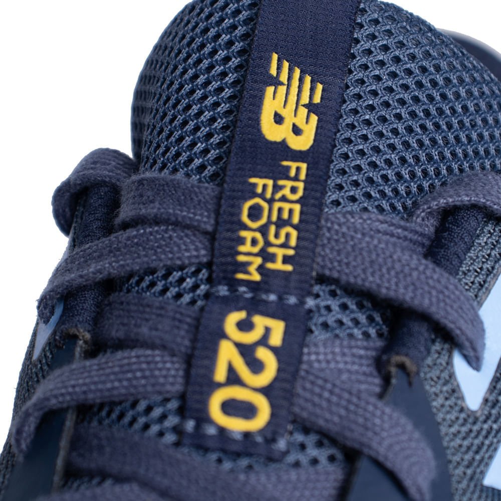 Tênis Masculino New Balance Fresh Foam 520V9 Azul Azul 6