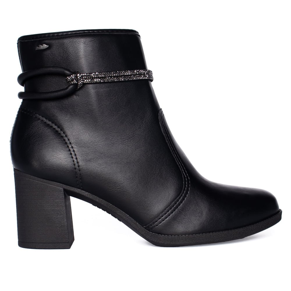 Bota  Feminina Dakota de Cano Curto Preta Preto 4