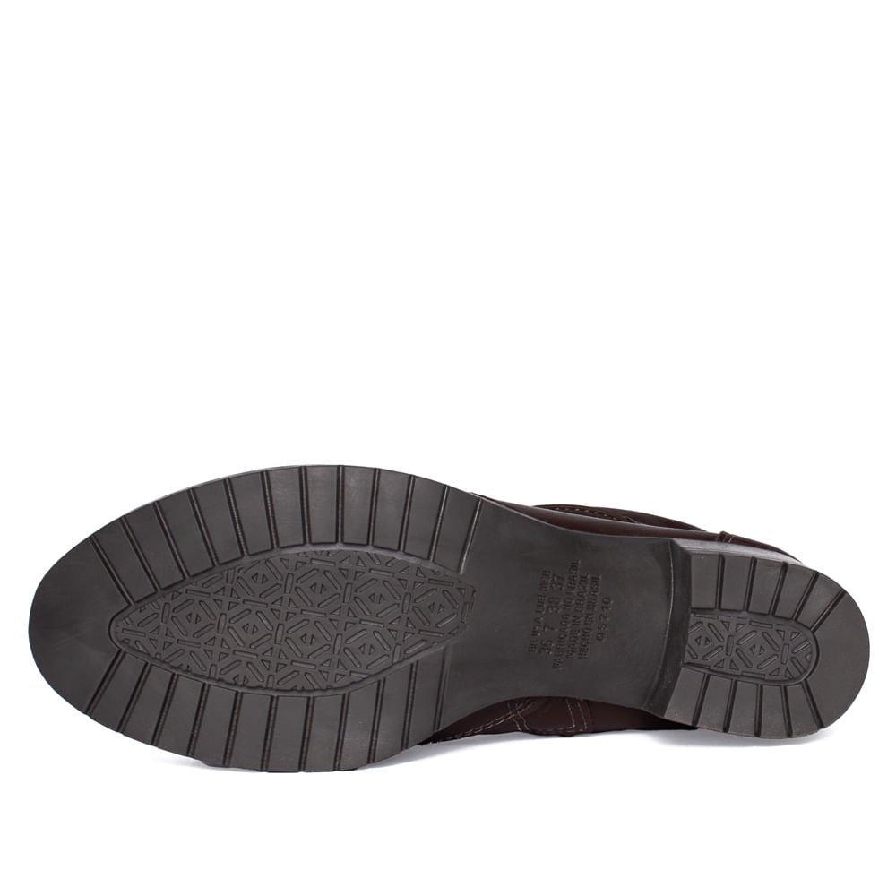 Bota Feminina Mississipi de Cano Curto Marrom Marrom 2