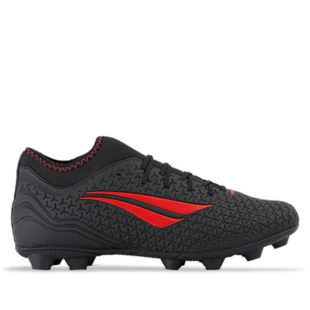 Chuteira Unissex Campo Penalty S11 Locker XXI Preto/Vermelho