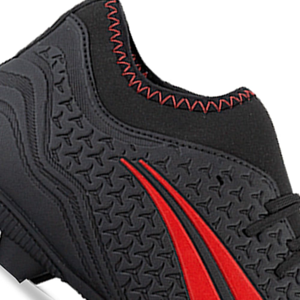 Chuteira Unissex Campo Penalty S11 Locker XXI Preto/Vermelho Preto/Vermelho 5