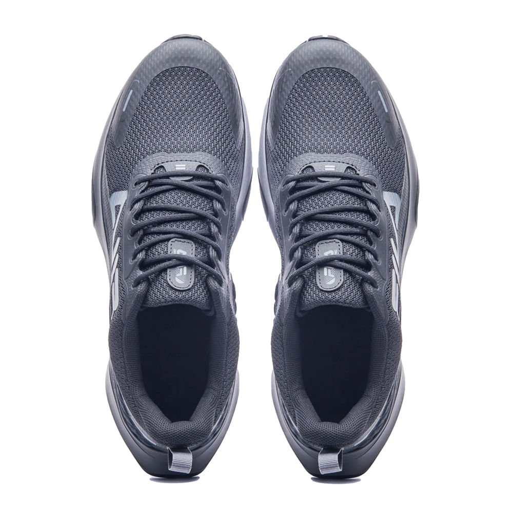 Tênis Masculino Fila Progress Lite Preto/Cinza Preto/Cinza 4