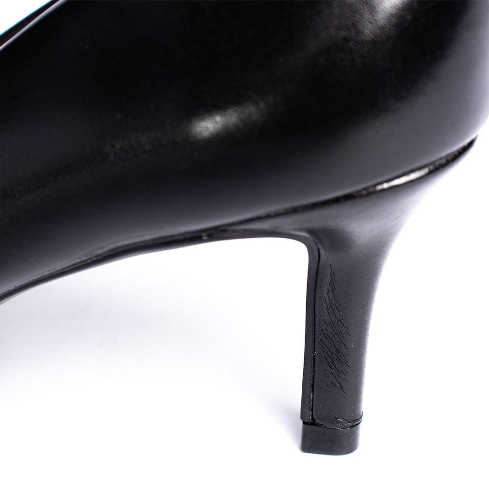 Scarpin Feminino Vizzano Napa Salto Fino Preto Preto 6