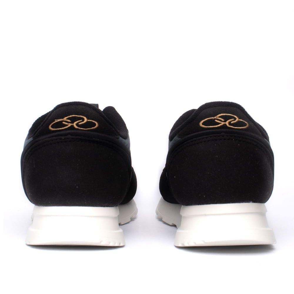 Tênis Masculino Olympikus Jogging Preto/Cinza Preto/Cinza 3