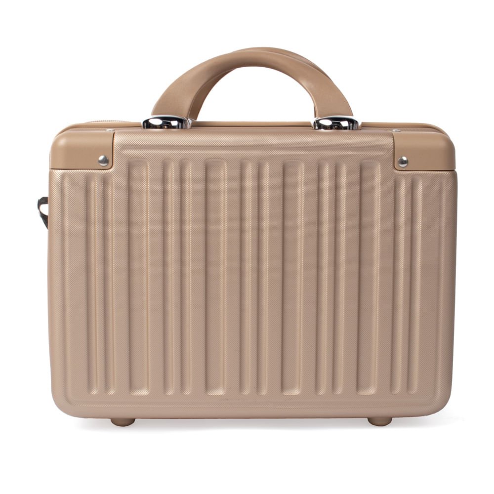 Frasqueira de Viagem Redtec Barcelona Média Dourado Dourado 2