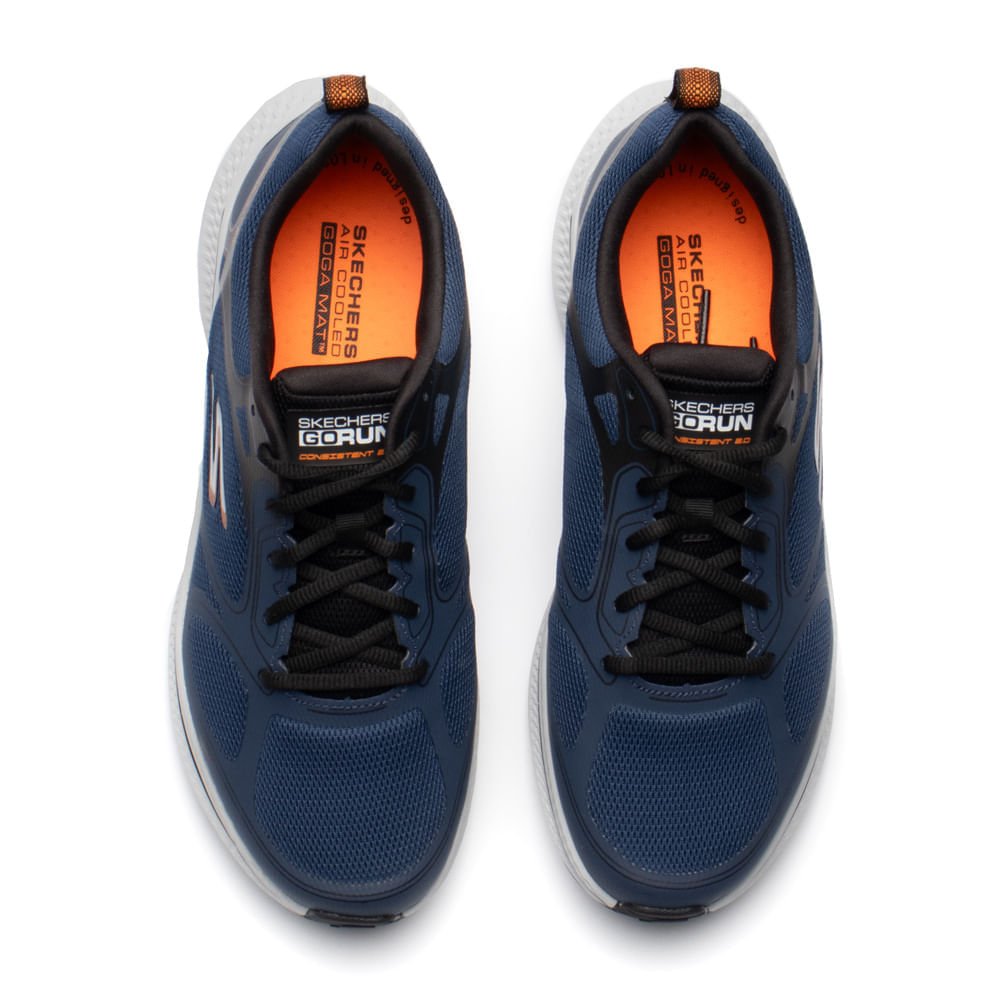 Tênis Masculino Skechers Go Run Consistent 2.0 Marinho Marinho 4