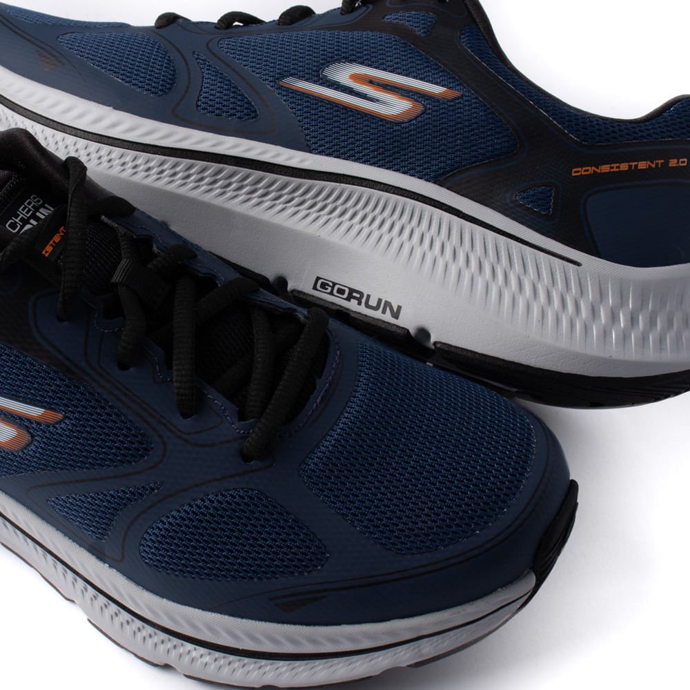 Tênis Masculino Skechers Go Run Consistent 2.0 Marinho Marinho 5