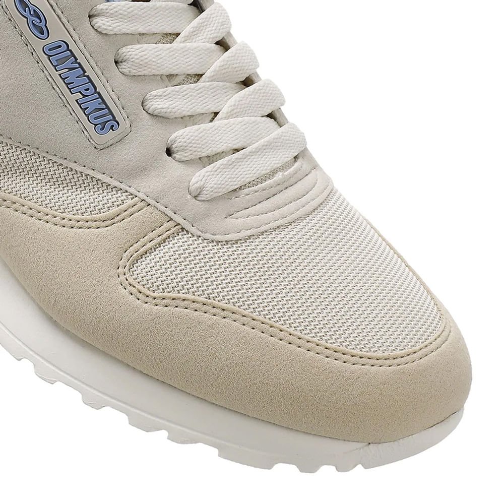 Tênis Feminino Olympikus Jogging Bege/Azul Bege/Azul 5
