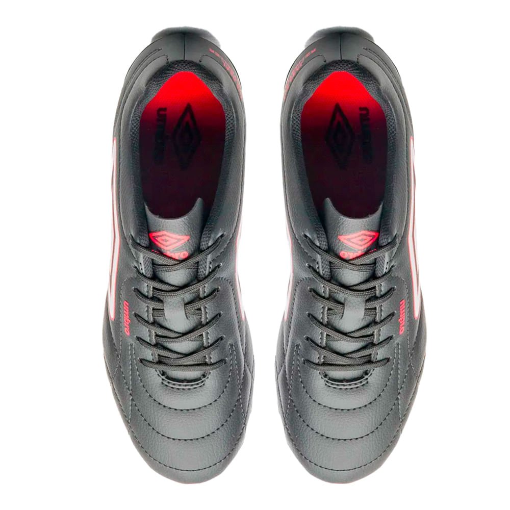 Chuteira Umbro de Campo Class Footballer Preto/Vermelho Preto/Vermelho 4