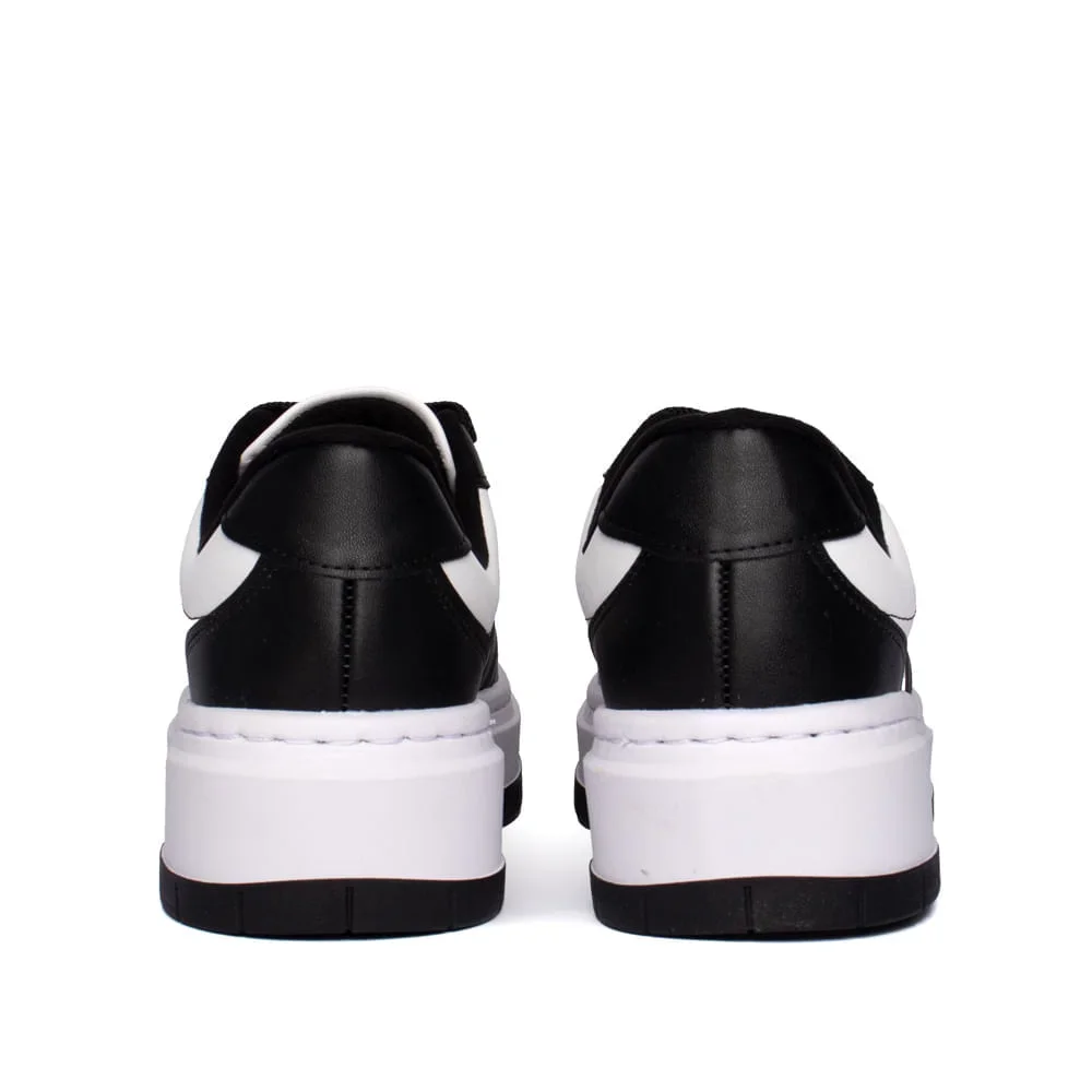 Tênis Feminino Vizzano Casual Recortes Branco/Preto Branco/Preto 3
