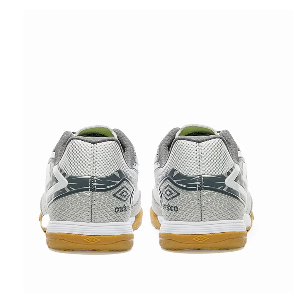 Chuteira Umbro de Futsal Pro 5 Bump Club Cinza/Branco Cinza/Branco 3