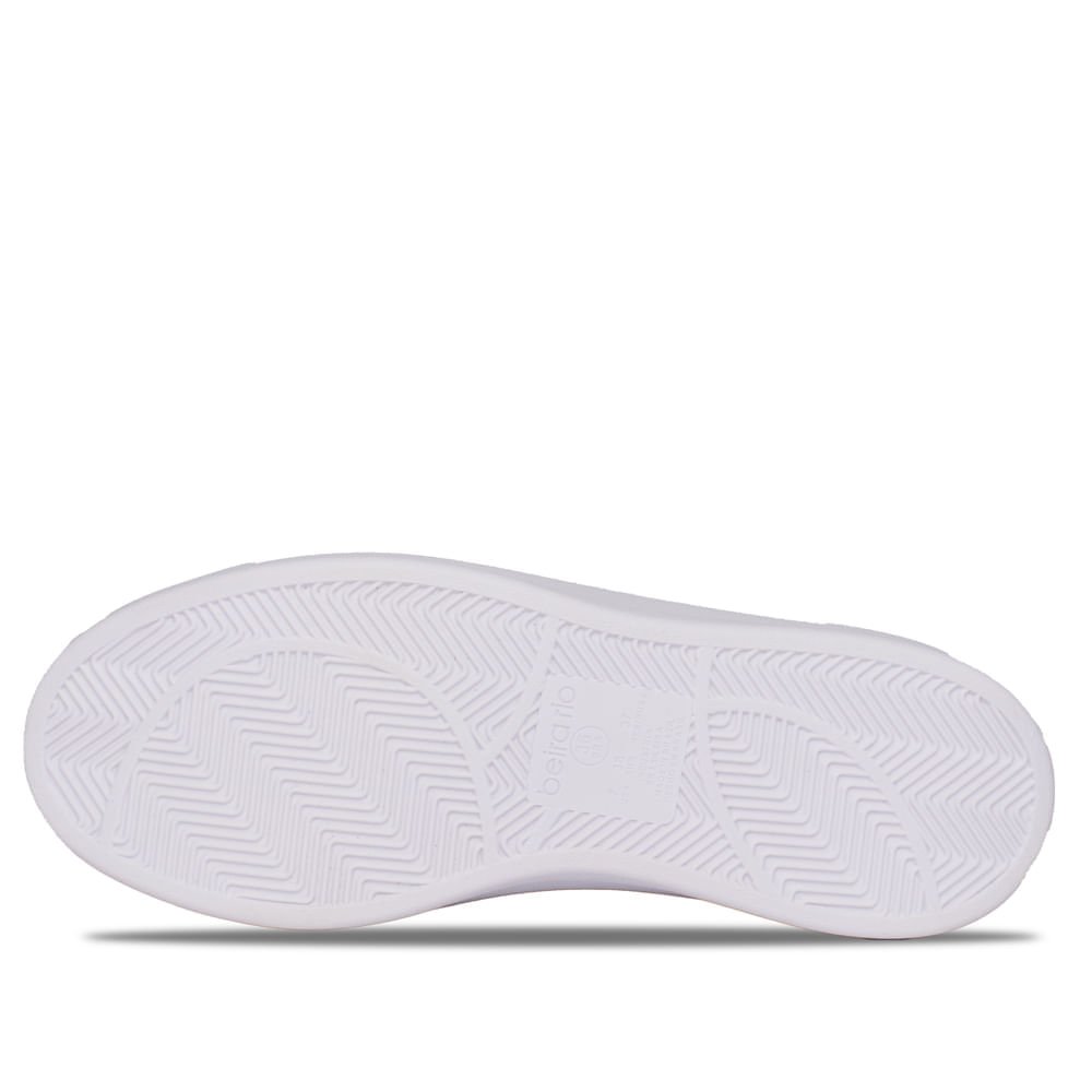 Tênis Feminino Beira Rio Casual Napa Texturizada Preto Preto 2