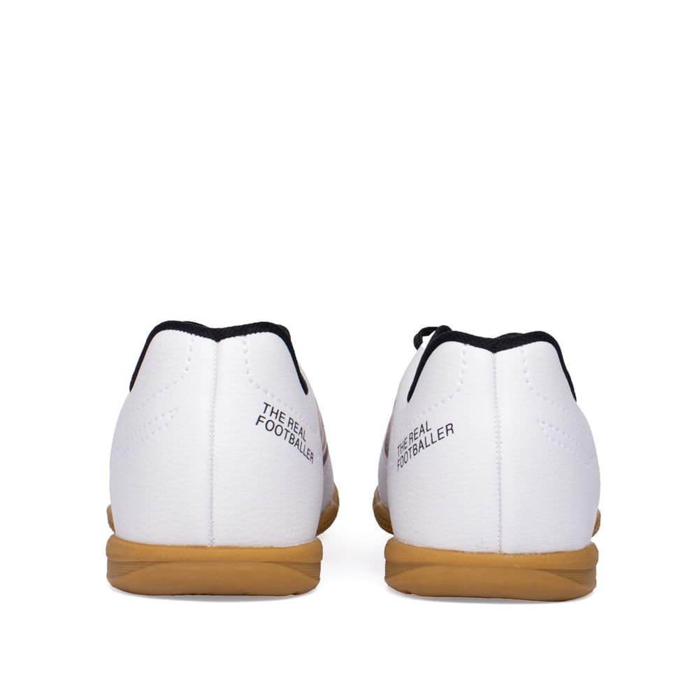 Chuteira Umbro Futsal Class Footballer Branco/Preto/Laranja Branco/Laranja 3