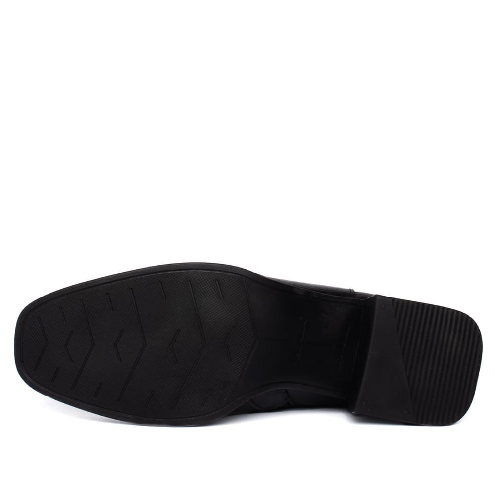 Bota Feminina Pegada Burnished Cano Curto Couro Preto Preto 2