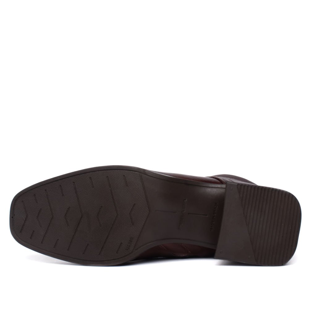 Bota Feminina Pegada em Couro com Cadarço Marrom Marrom 2