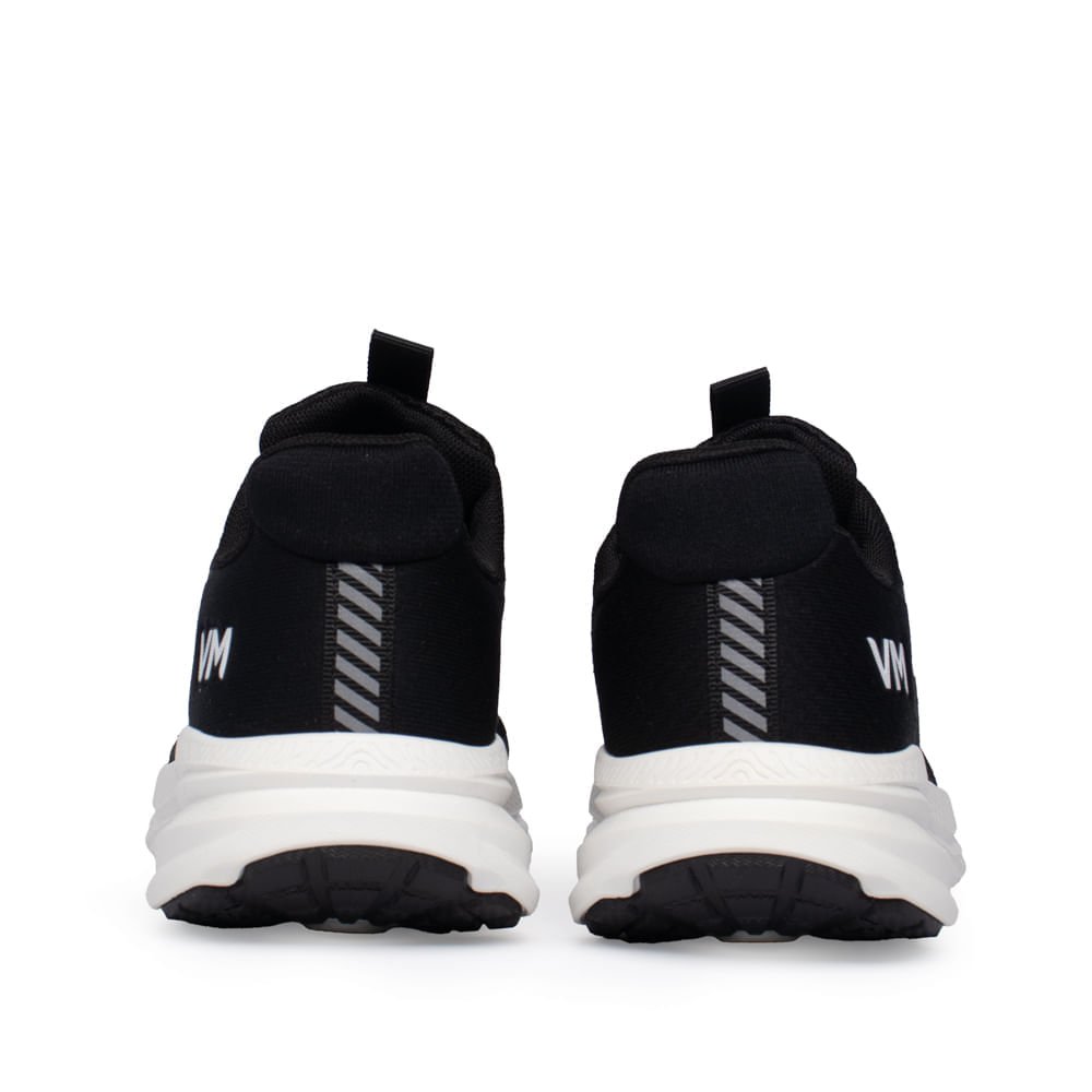 Tênis Feminino Via Marte Jackar Detalhe Geométrico Preto Preto 3