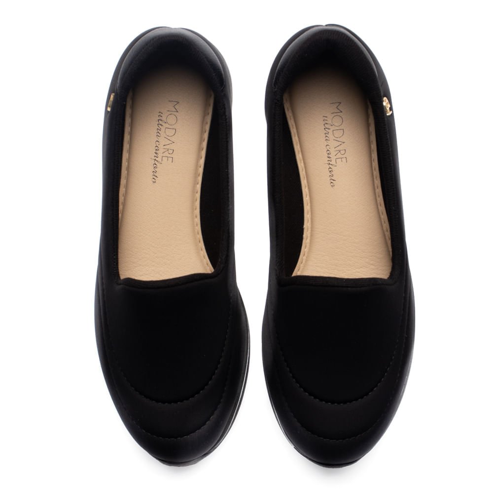 Tênis Feminino Modare Lycra Calce Fácil Ultra Preto Preto 4