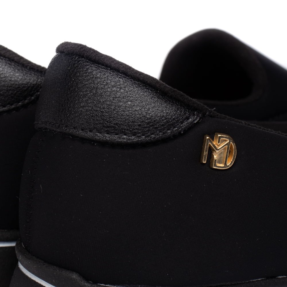 Tênis Feminino Modare Lycra Calce Fácil Ultra Preto Preto 6