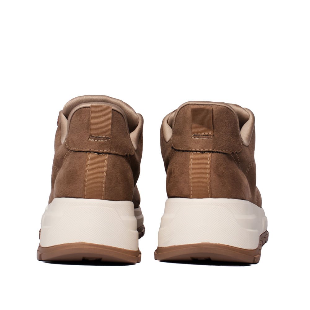 Tênis Feminino Via marte Tratorado Camurça Marrom Claro Marrom Claro 3