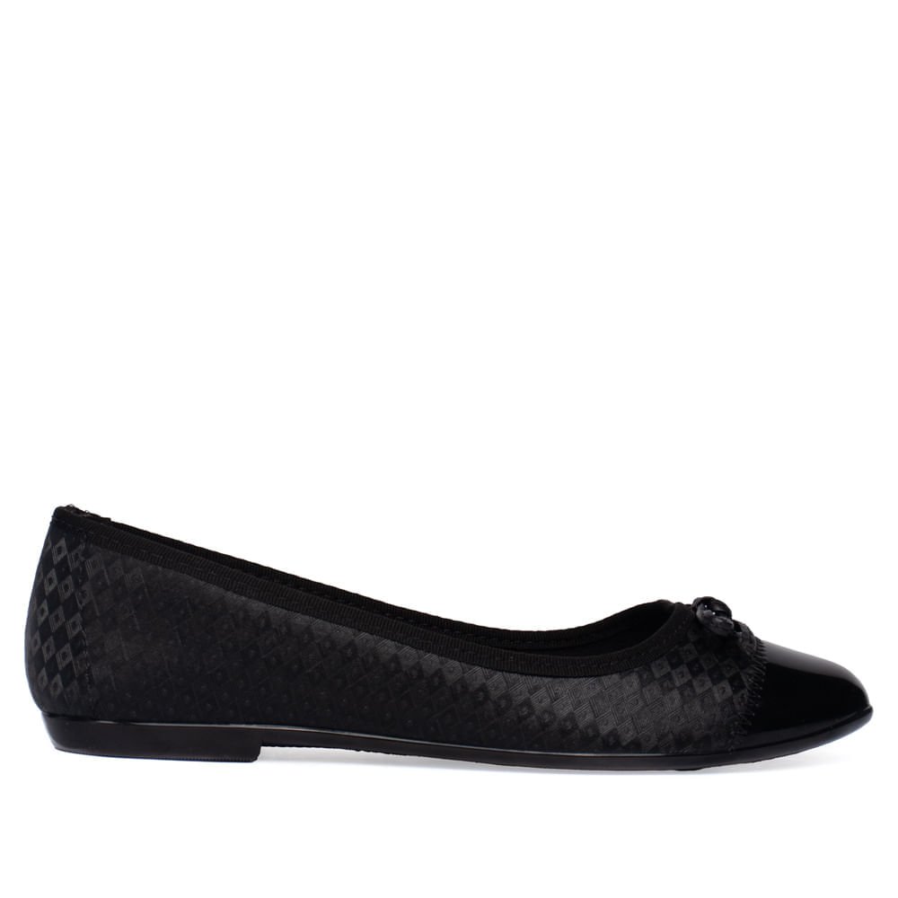 Sapatilha Feminina Moleca Napa Preto
