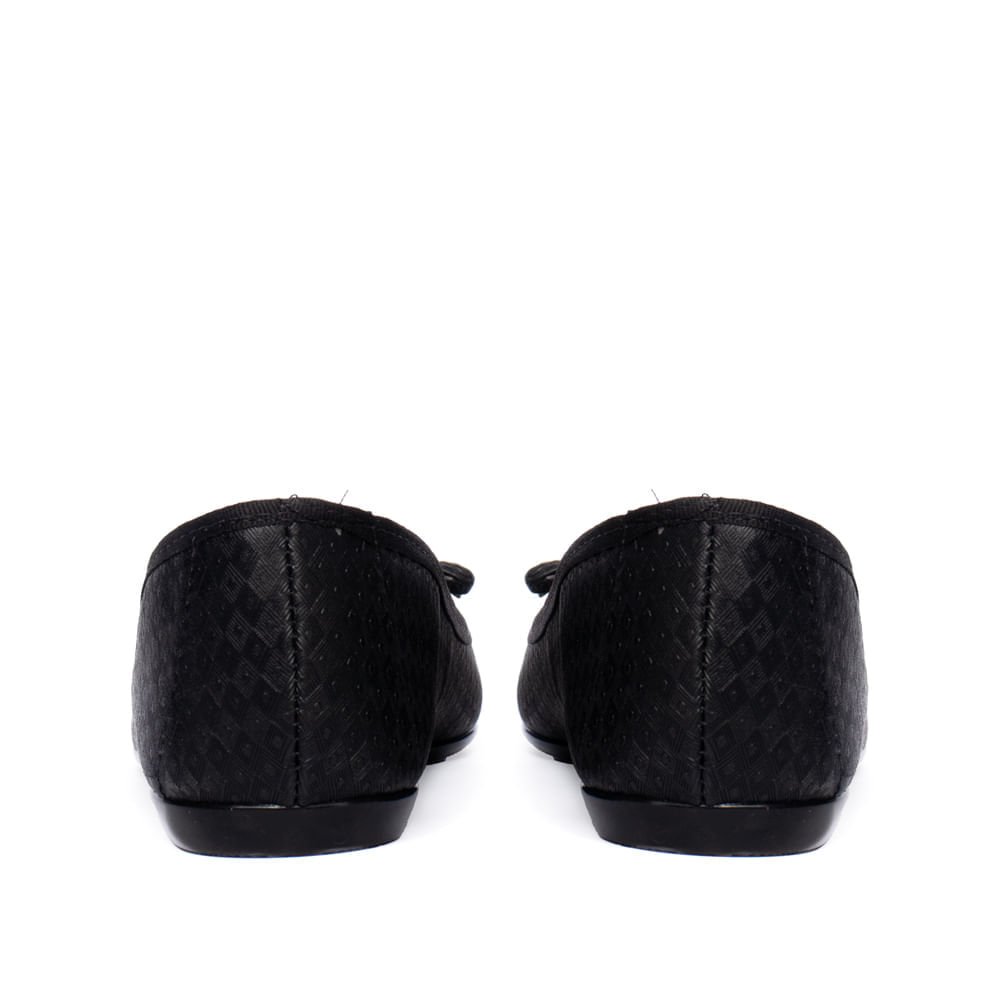 Sapatilha Feminina Moleca Napa Preto Preto 3