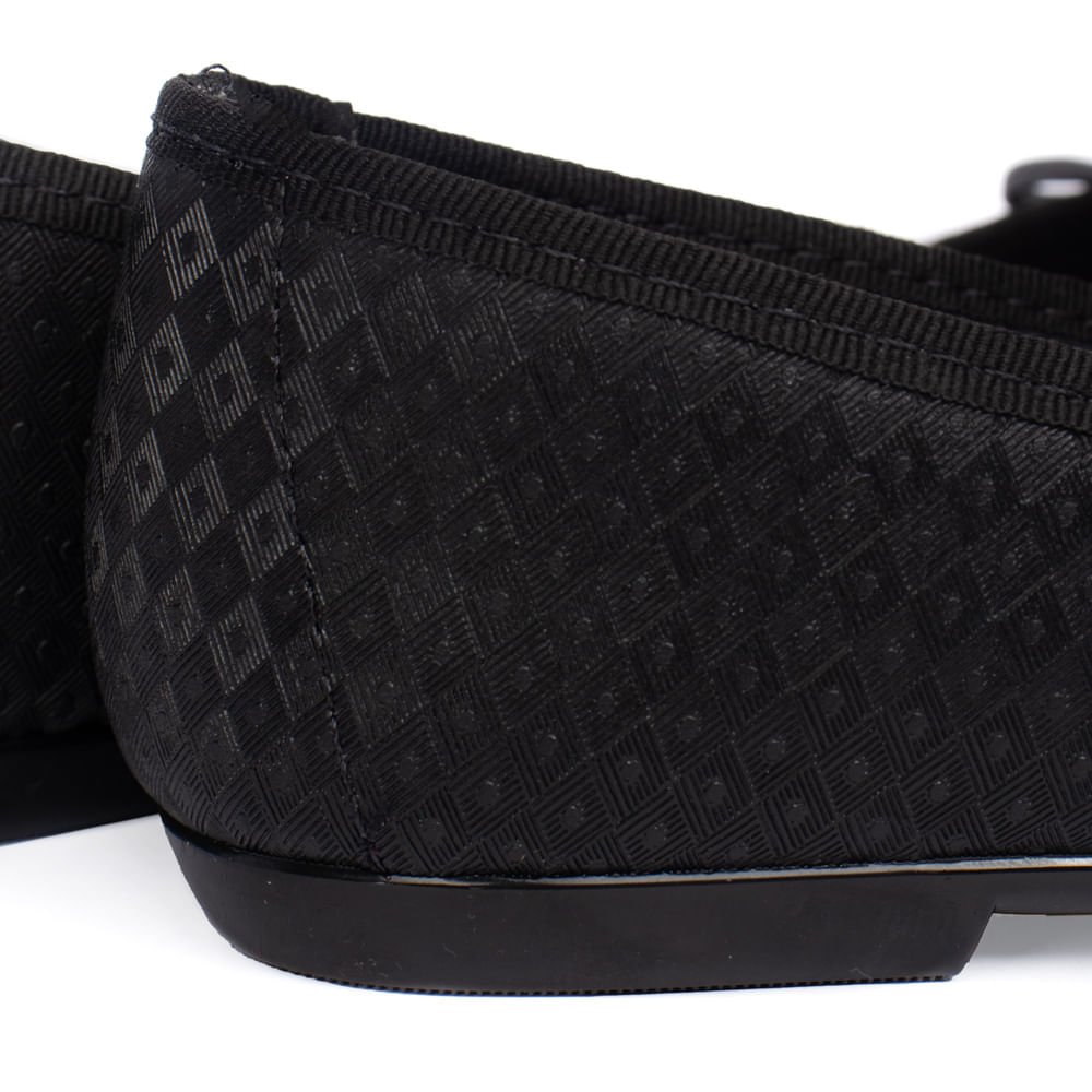 Sapatilha Feminina Moleca Napa Preto Preto 6