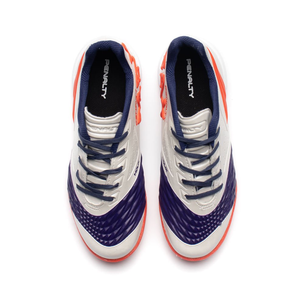 Chuteira Infantil Penalty Futsal Max 200 Neo Cushion Branco Branco 4