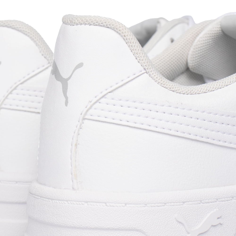 Tênis Masculino Puma Court Classic Branco Branco 5