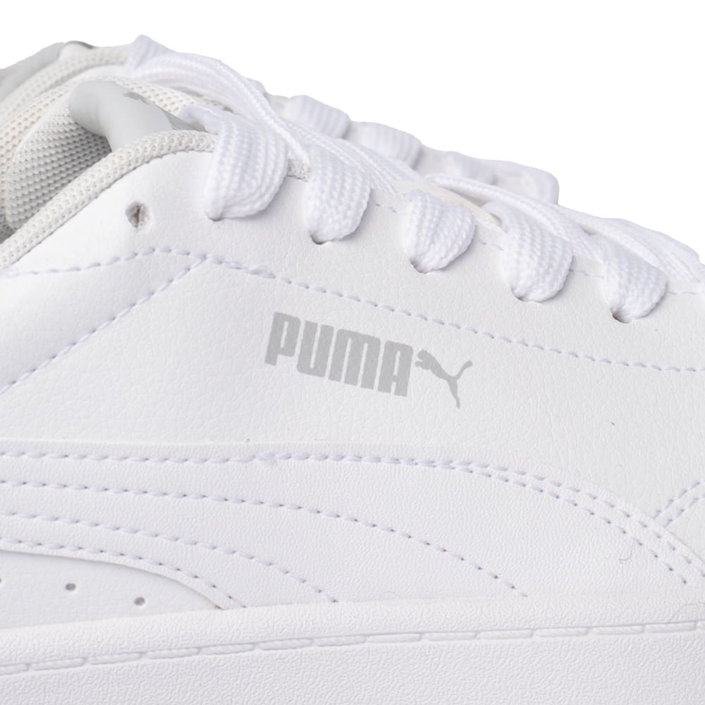 Tênis Masculino Puma Court Classic Branco Branco 6