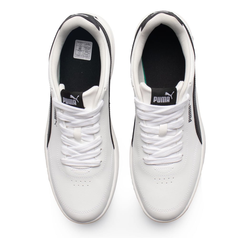 Tênis Masculino Puma Court Classic Branco/Preto Branco/Preto 4