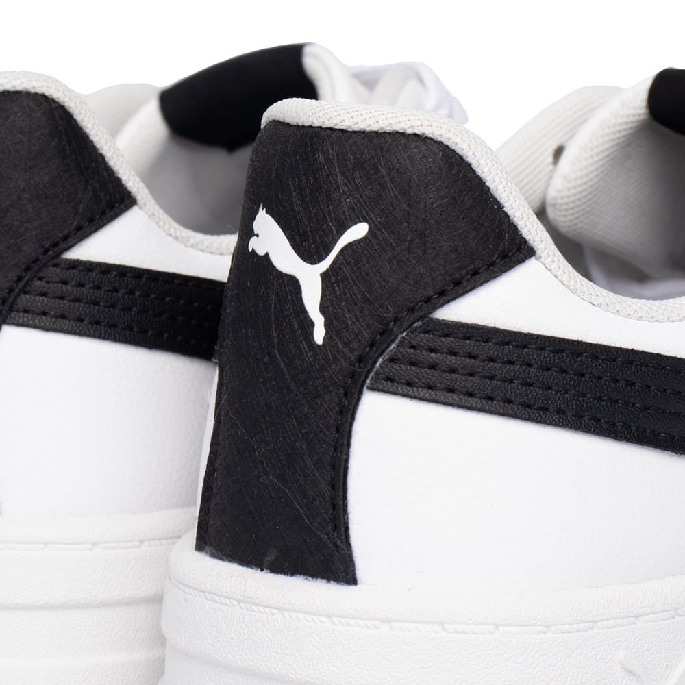 Tênis Masculino Puma Court Classic Branco/Preto Branco/Preto 5