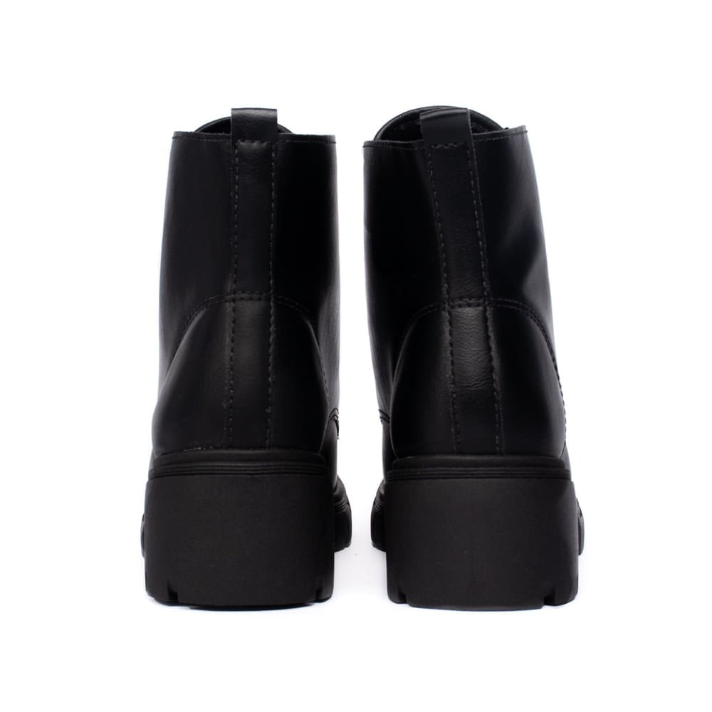 Coturno Feminino Ramarim Napa Cano Baixo Preto