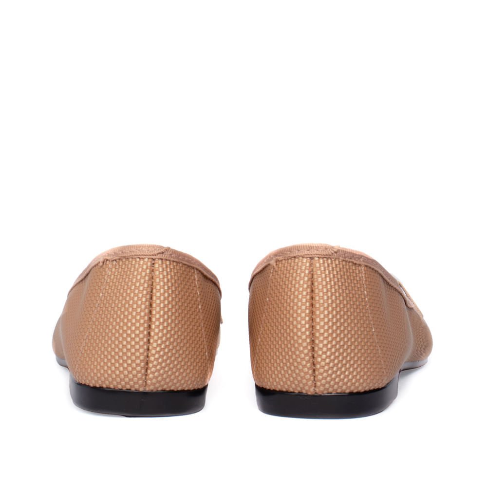 Sapatilha Feminina Moleca Bico Fino Napa Nude Nude 3