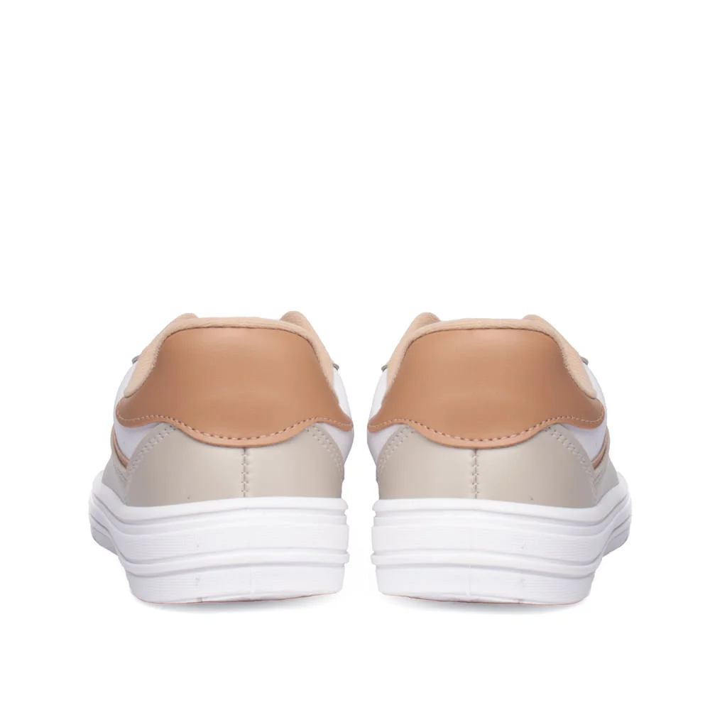 Tênis Feminino Moleca Napa Floather Branco/Cinza Branco/Cinza 3