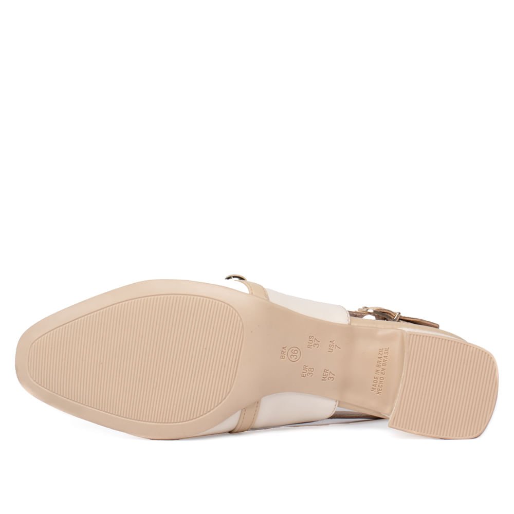 Mocassim Feminino Comfortflex Off White Off White 2