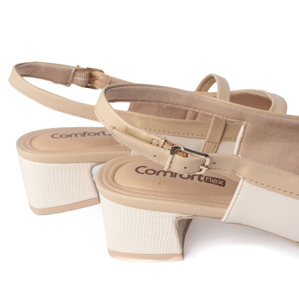 Mocassim Feminino Comfortflex Off White Off White 5