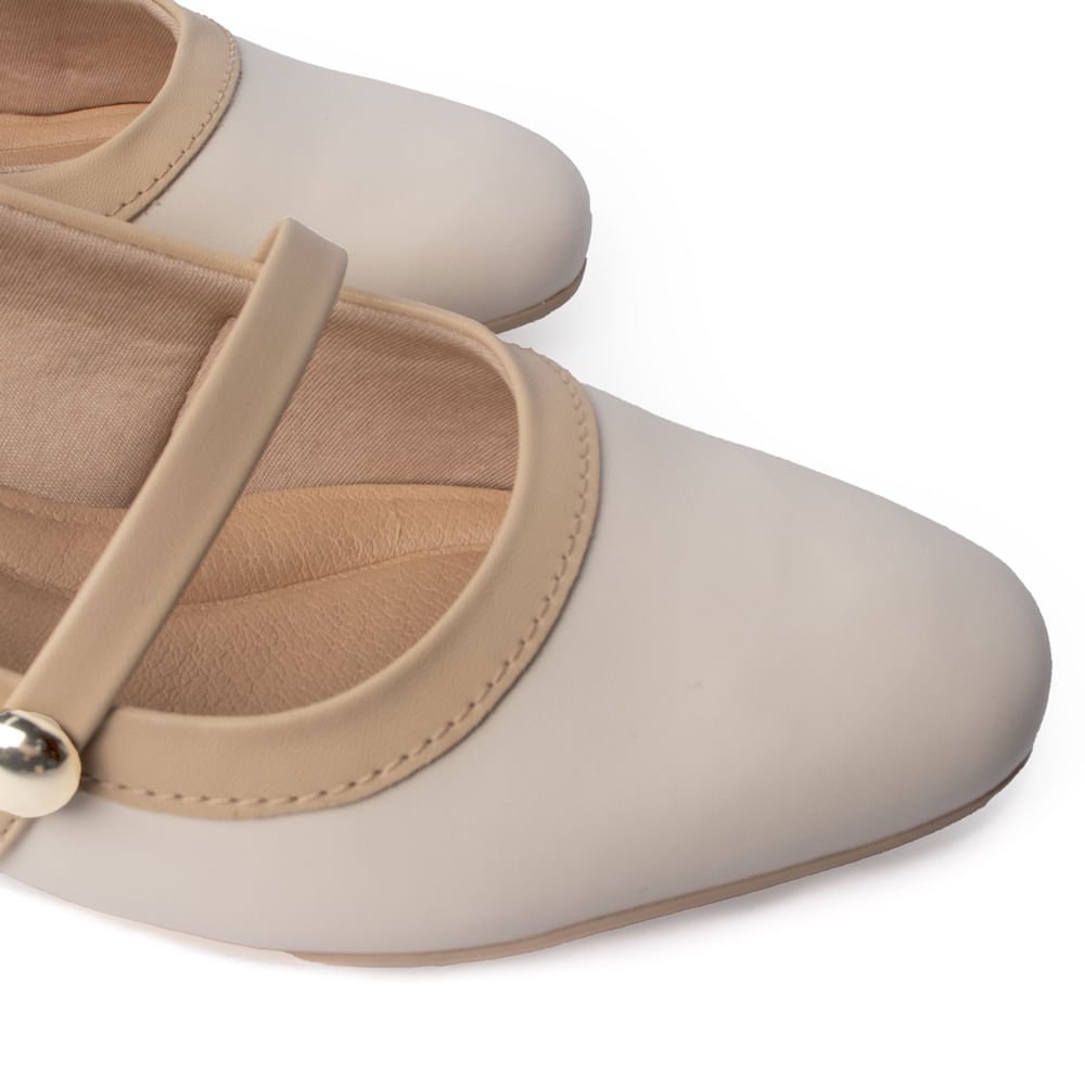 Mocassim Feminino Comfortflex Off White Off White 6